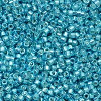 DB0427 Galvanised Dark Aqua, Size 11/0 Miyuki Delica Beads, 5.2g approx. DB0427 Galvanised Dark Aqua, Size 11/0 Miyuki Delica Beads, 5.2g approx.